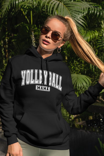 TRENDY GAME DAY Varsity Style Personalized Volleyball Mama Hoodie