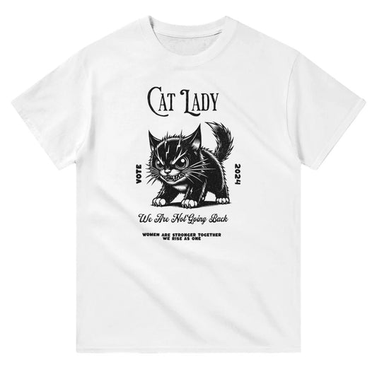 Cat Lady T-Shirt-Democracy-Women 2024 Vote